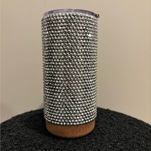 20 ounce handmade rhinestone chrome tumbler